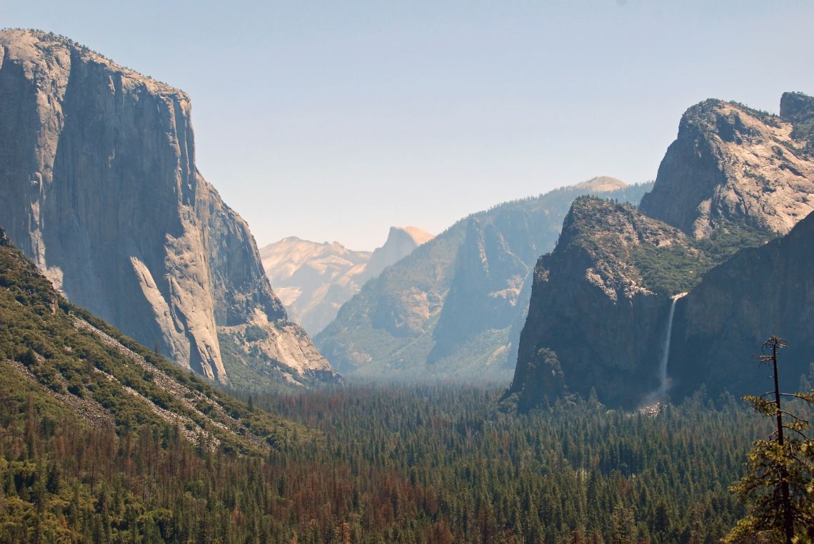 Yosemite - Tunnel view, vistas a todo el valle de Yosemite