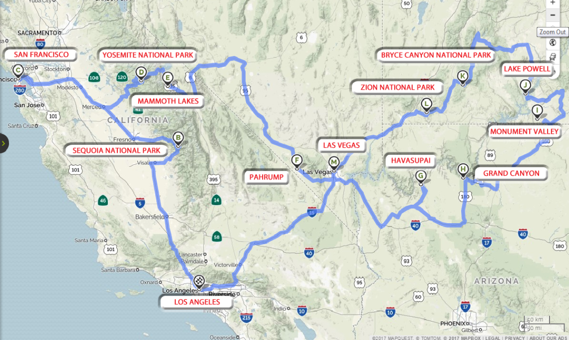 Desde Ocurrir George Hanbury 10 Consejos para planificar tu ruta Costa Oeste EEUU | Diario Viaje