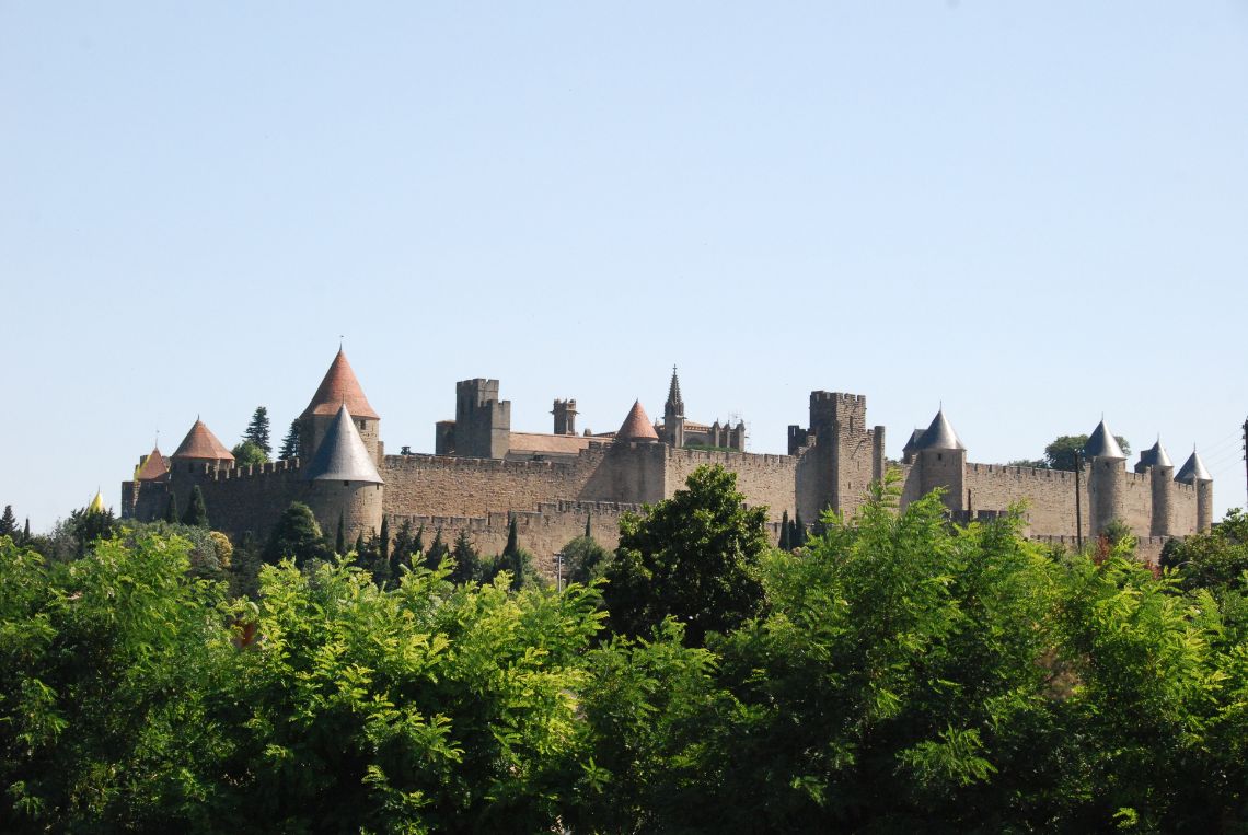 carcassonne cite panoramica exterior