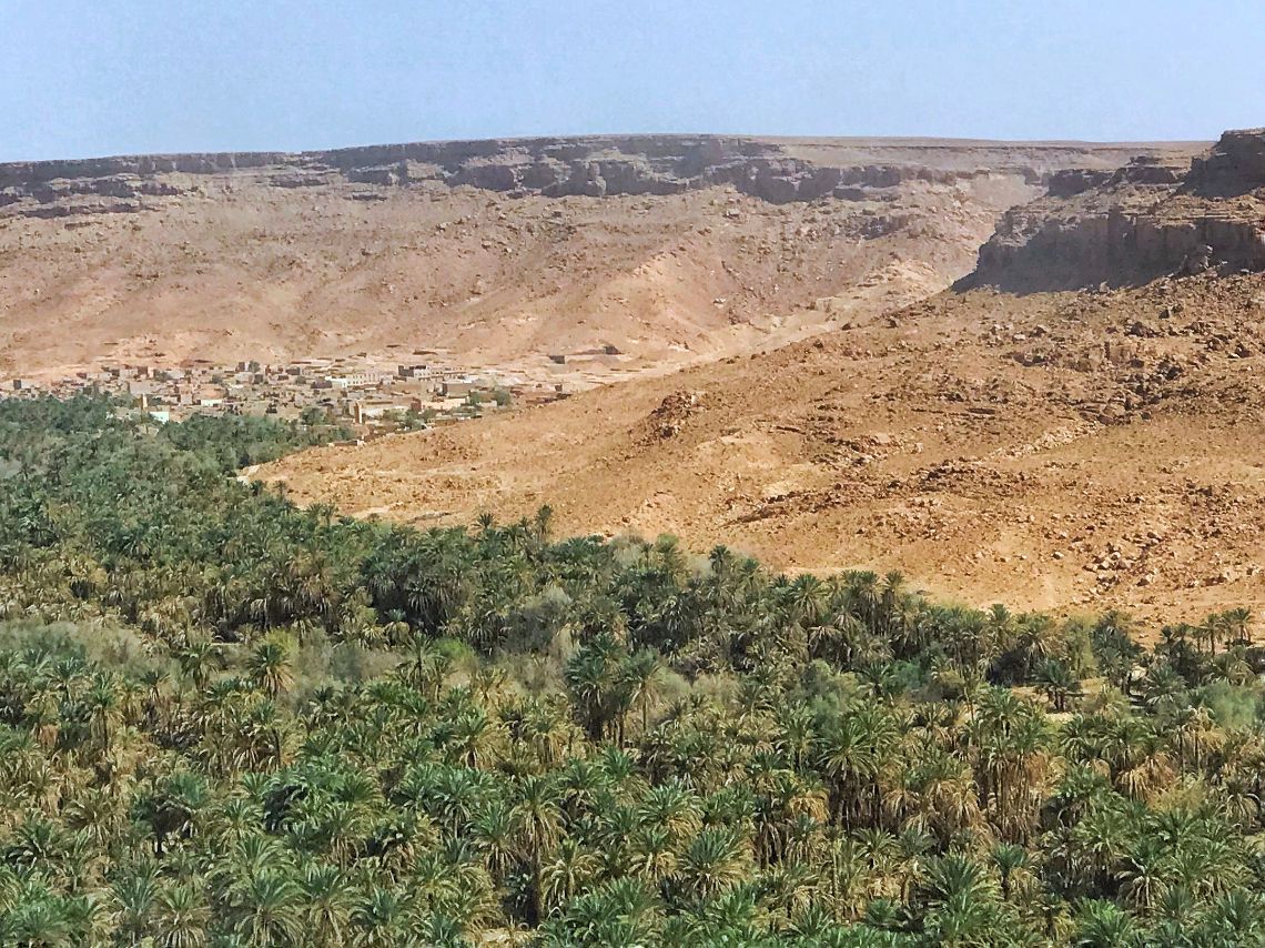 marruecos llegando al desierto
