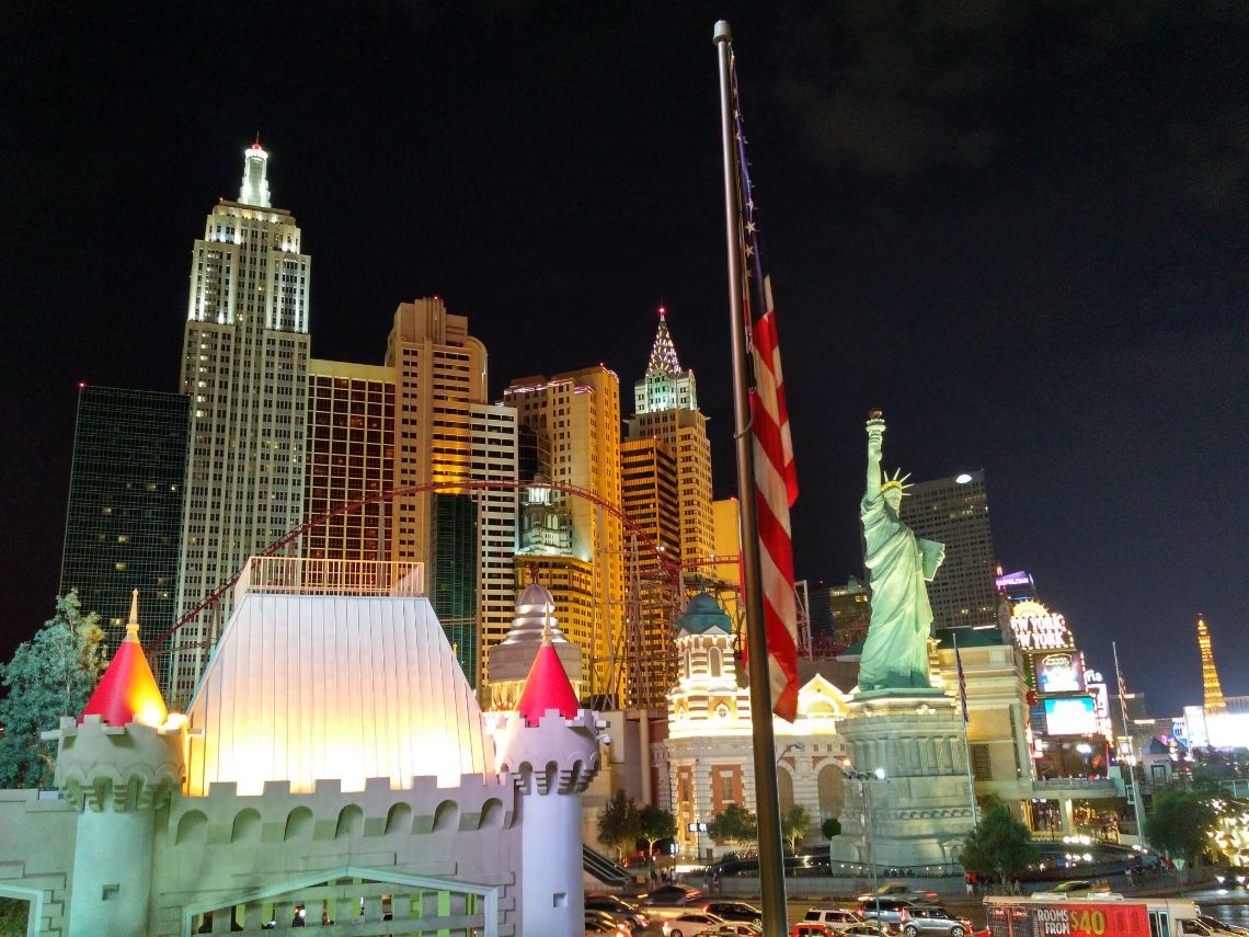 las vegas new york new york noche