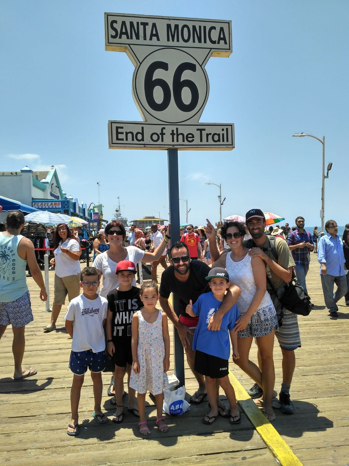 santa monica pier final ruta 66 los angeles