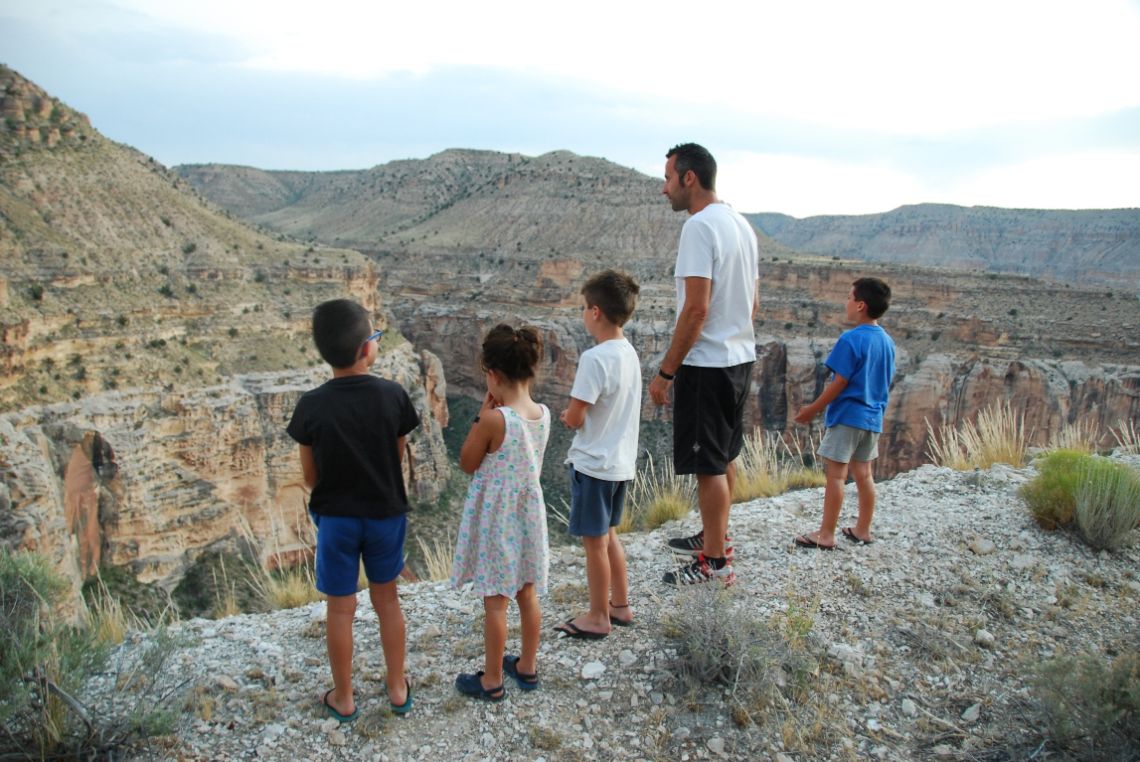 Hualapai Hilltop - Vistas desde el parkig donde se inicia la ruta hacia Havasupai.