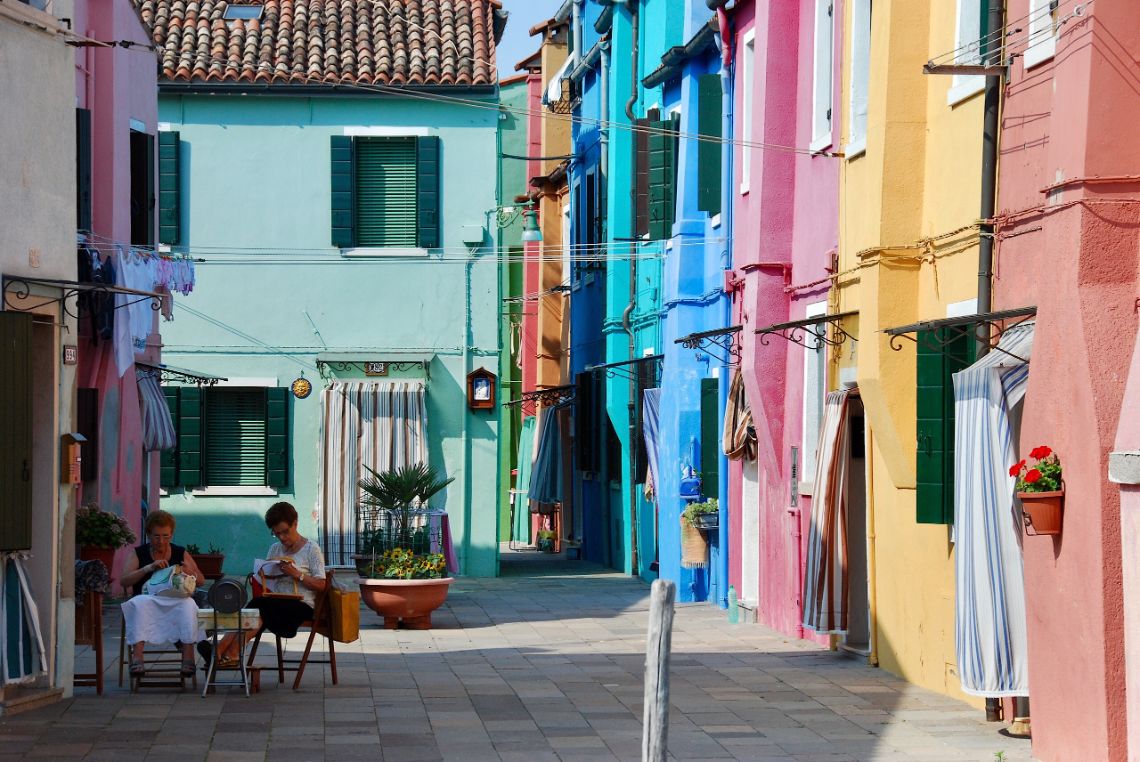 burano detalle casas
