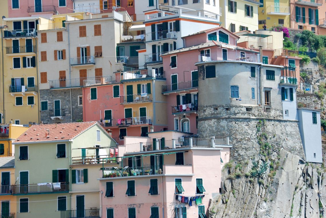 cinque terre manarola detalle casas
