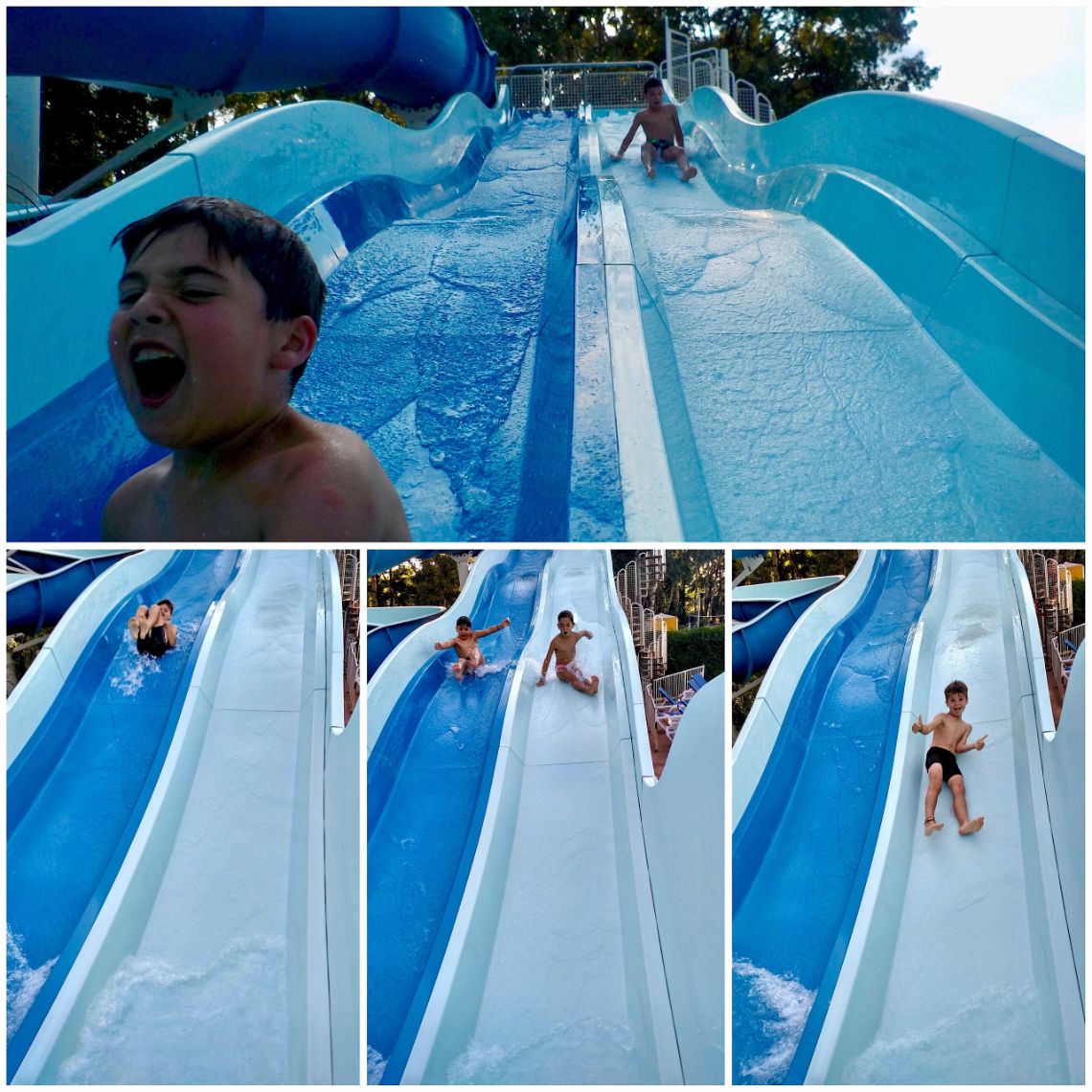 gorges verdon camping toboganes collage
