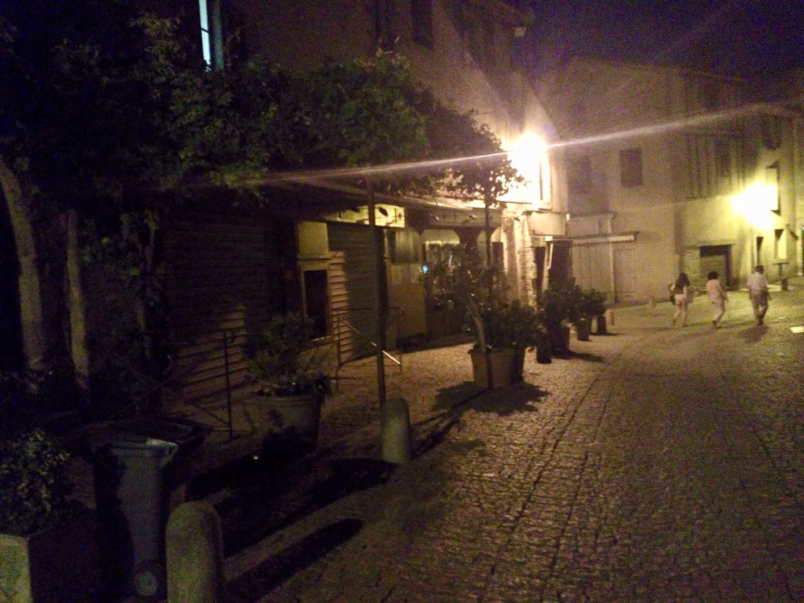 carcassonne cite calle noche