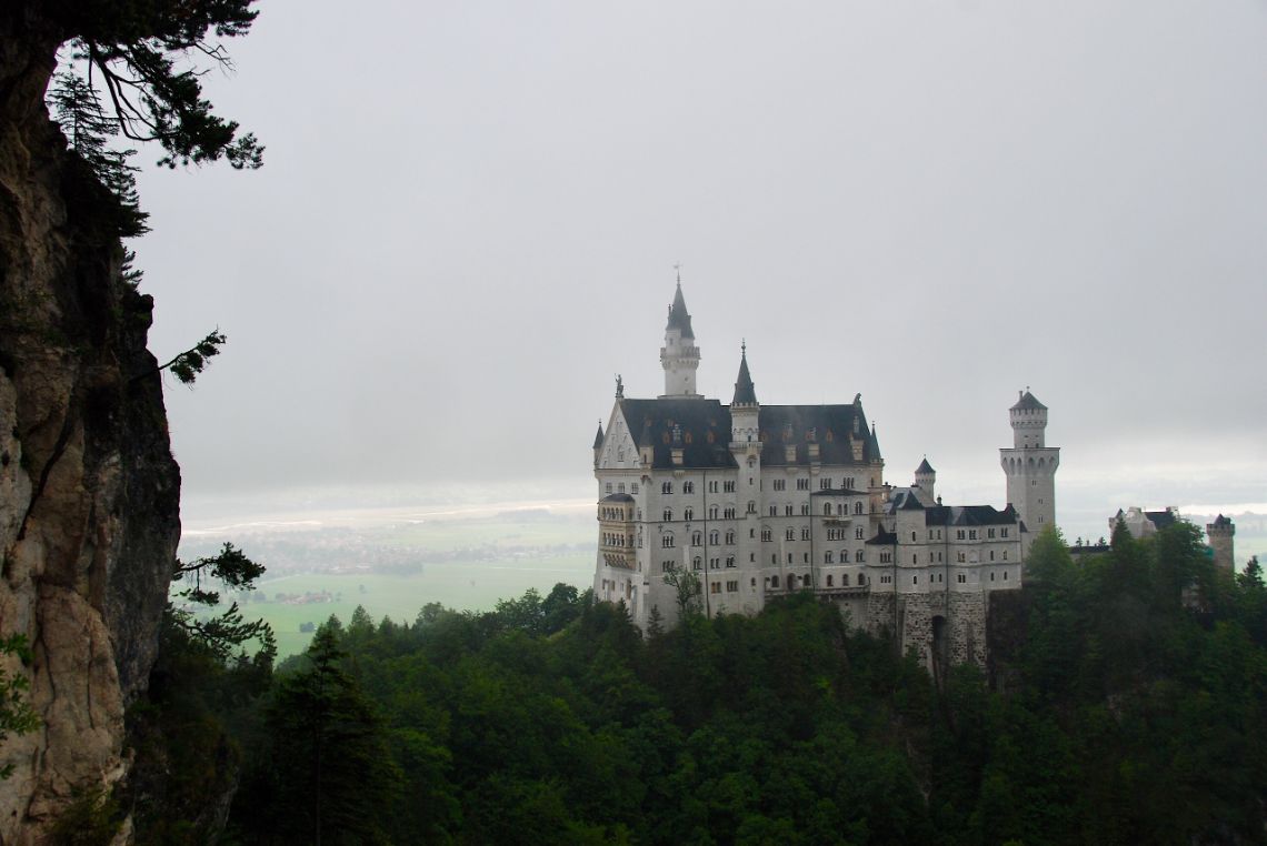 castillo neuschwanstein roca