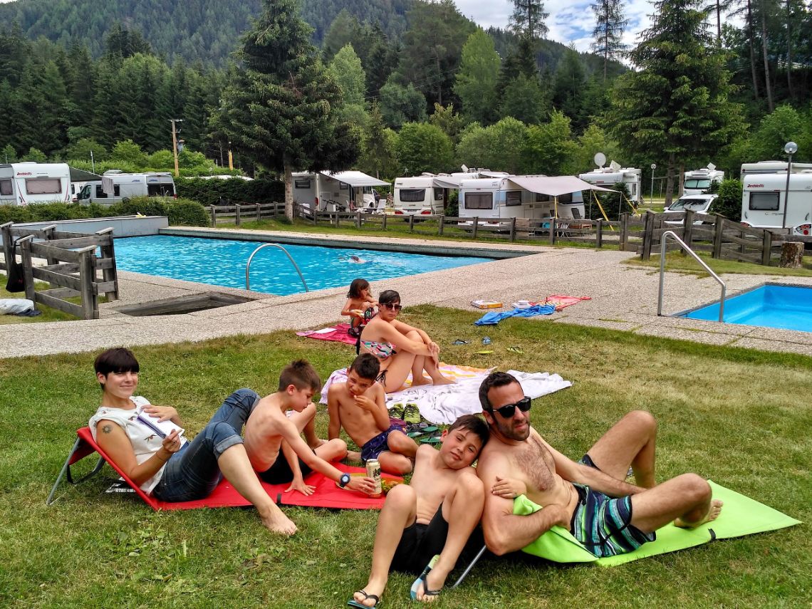camping corones piscina