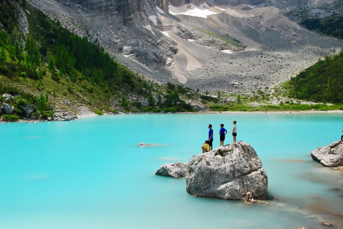 lago di sorapis roca