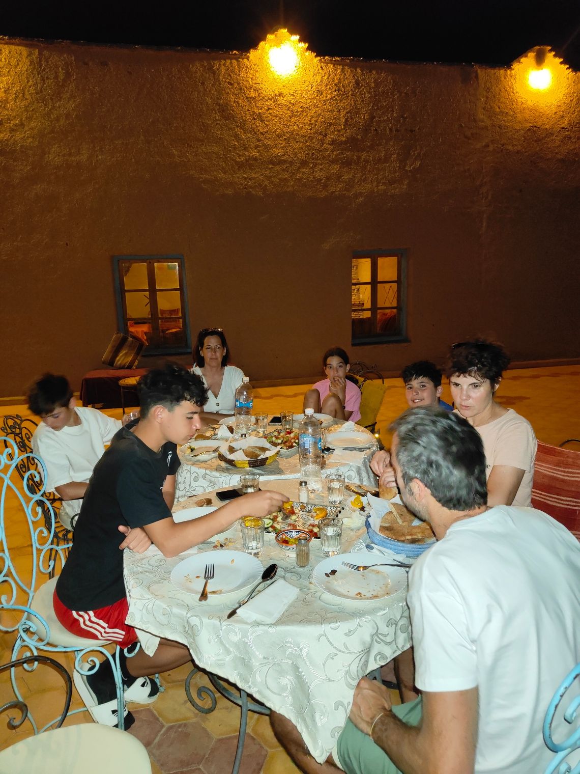 ksar erg chebbi merzouga marruecos noche