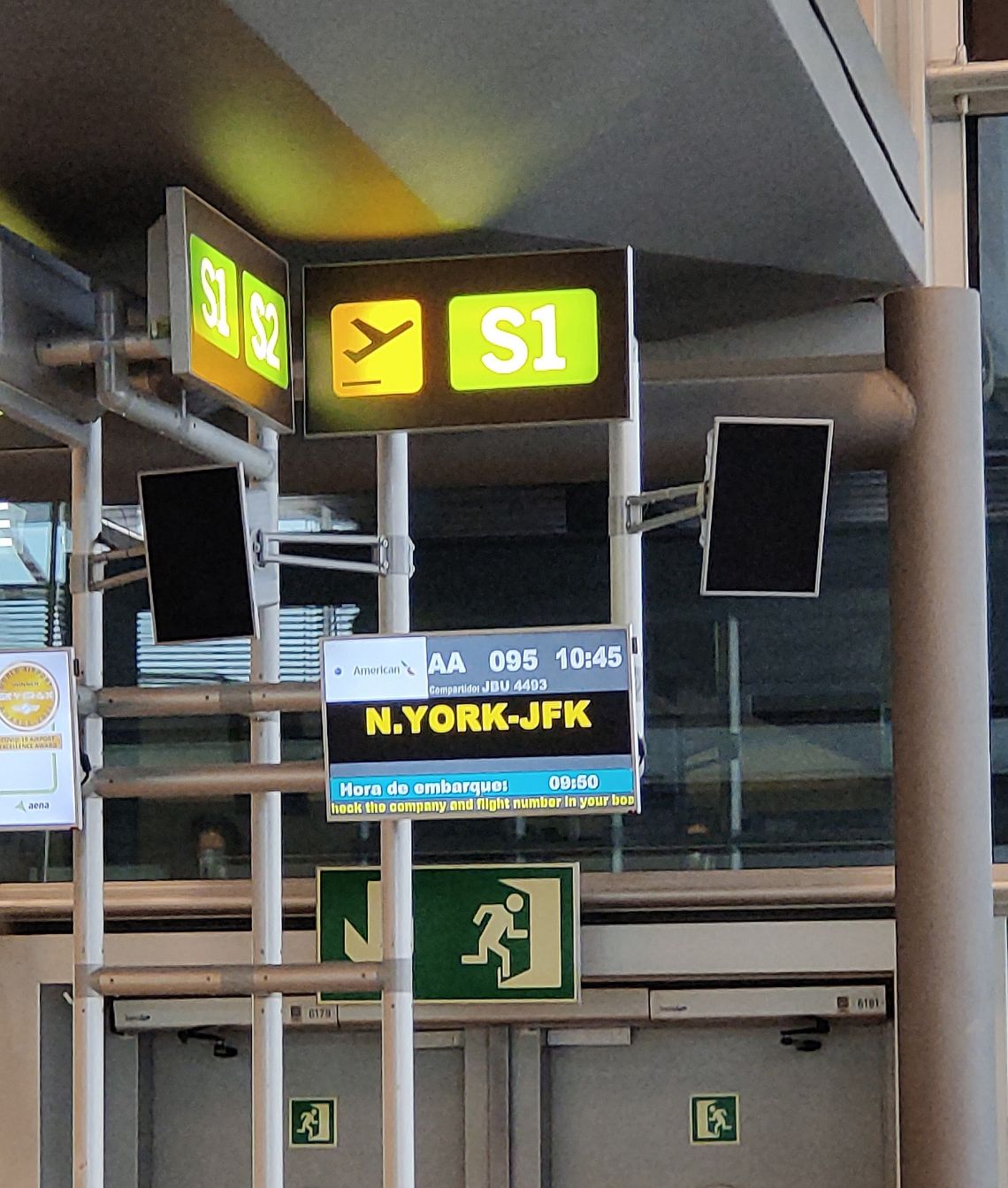 vuelo nueva york madrid aeropuerto 2