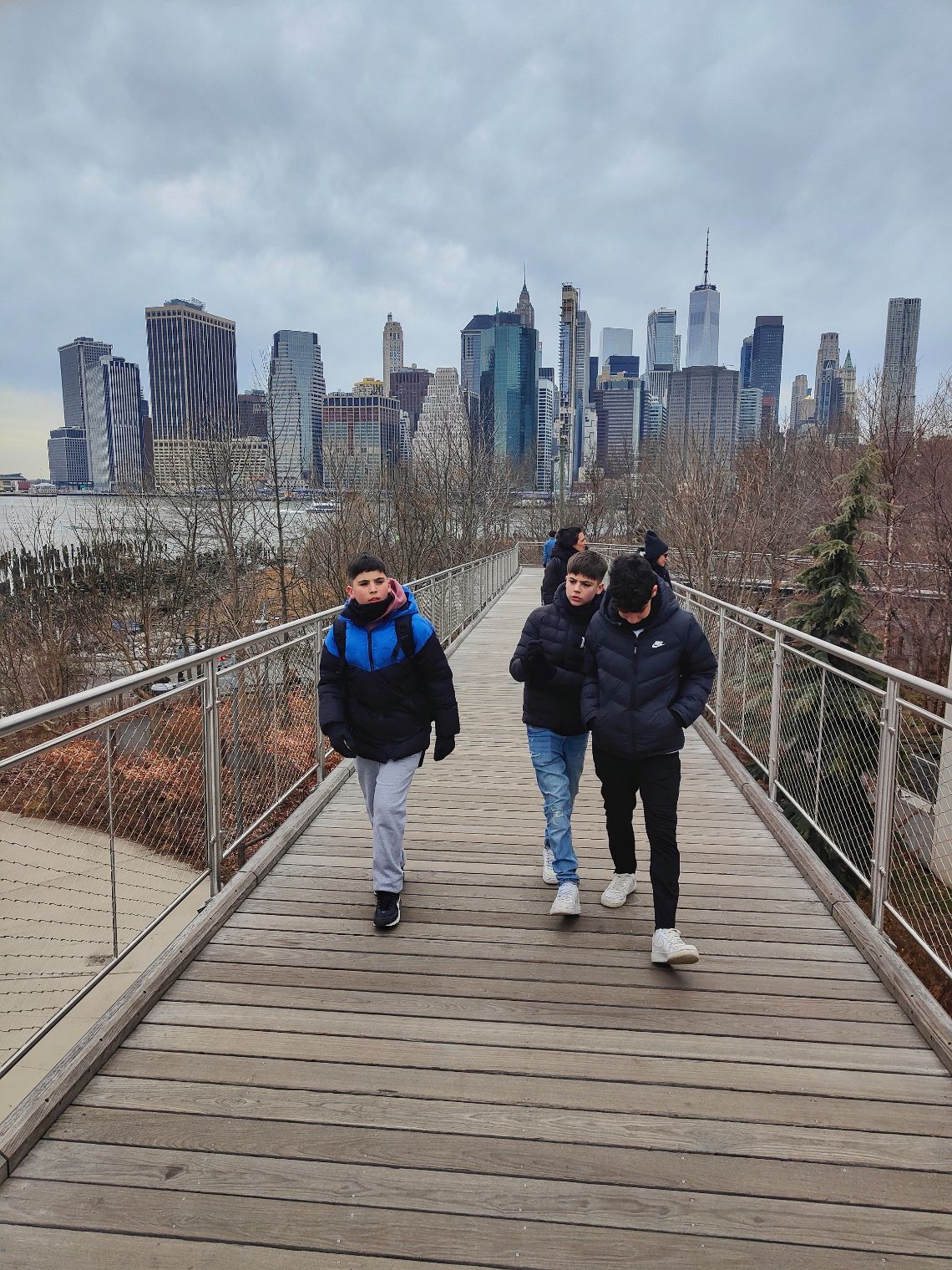brooklyn beach park manhattan skyline view 2