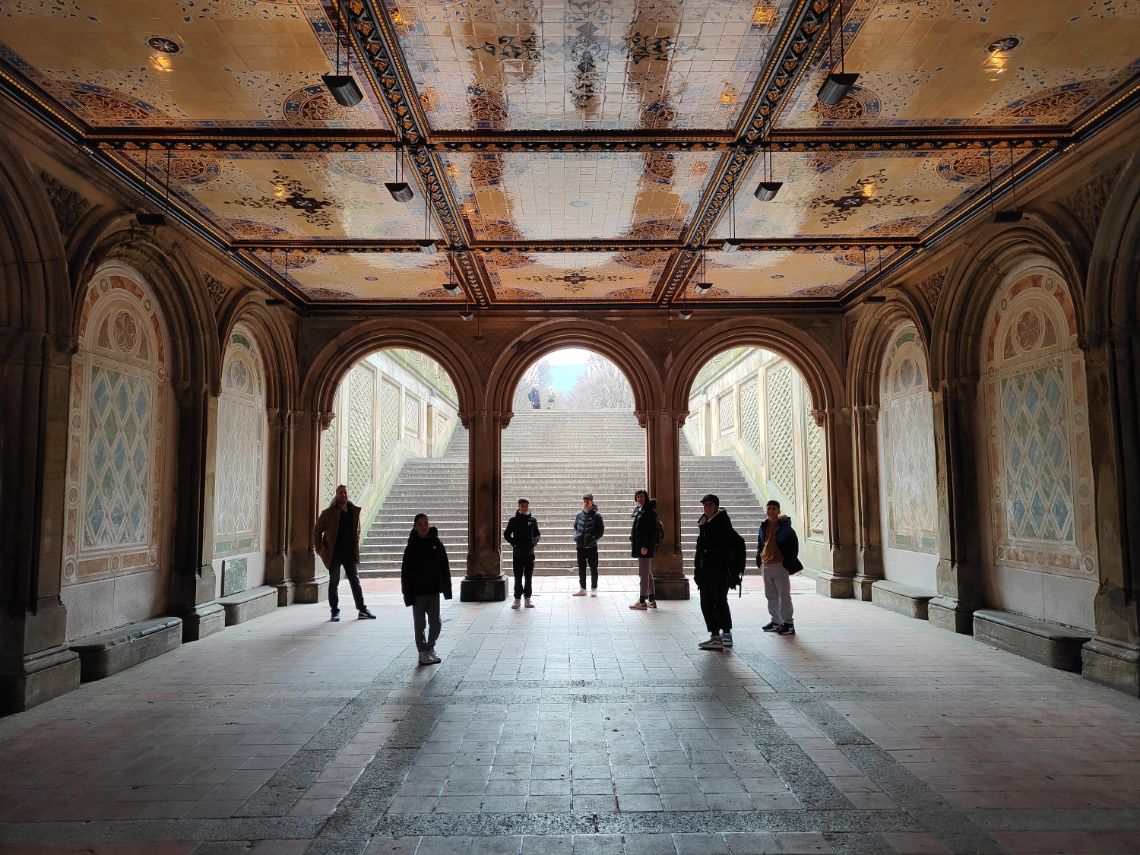 central park bethesda terrace nueva york