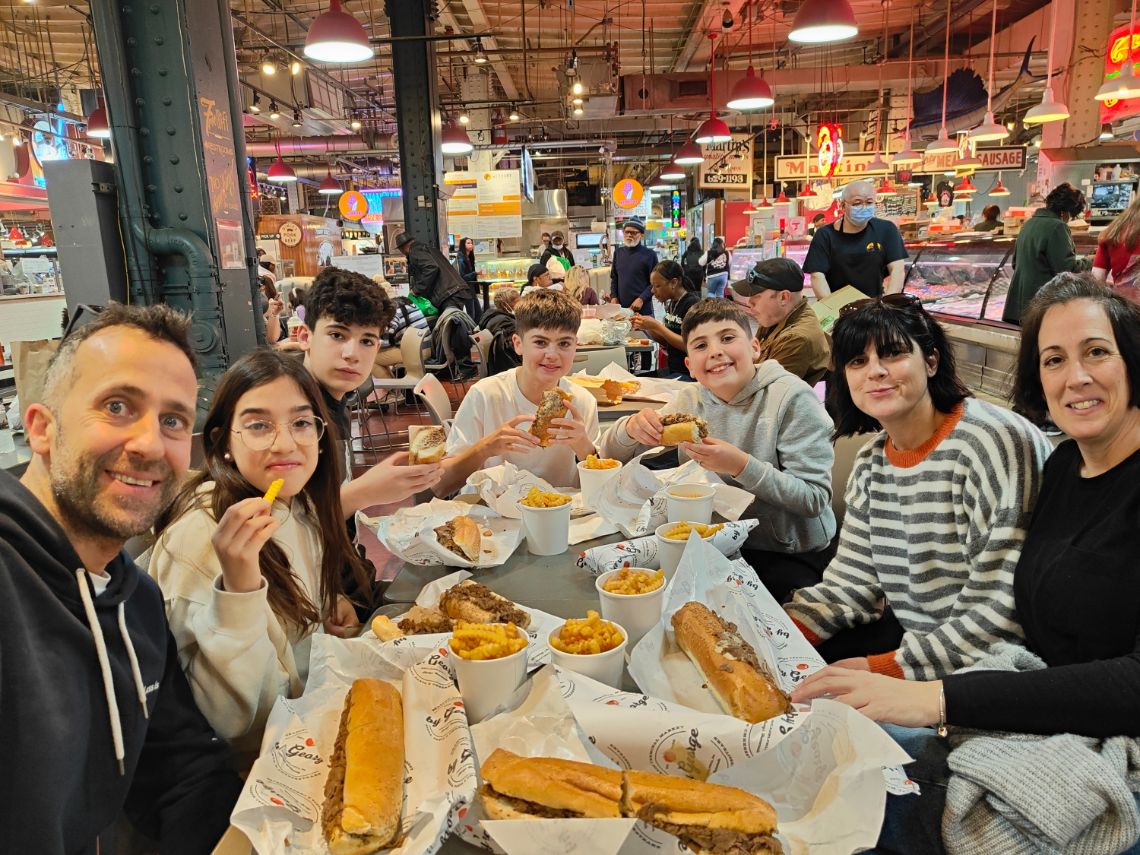 cheesesteak reading terminal market by george filadelfia