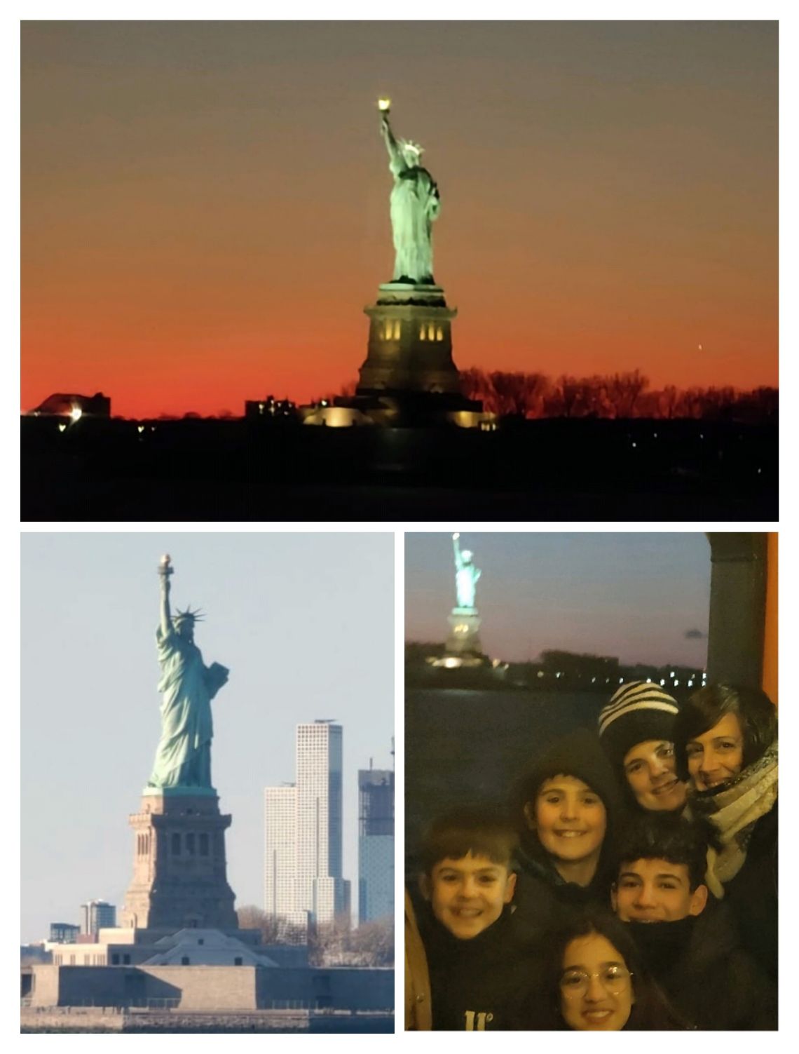estatua libertad ferry staten island nueva york