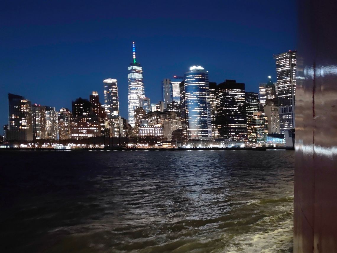 manhattan skyline ferry staten island nueva york 2