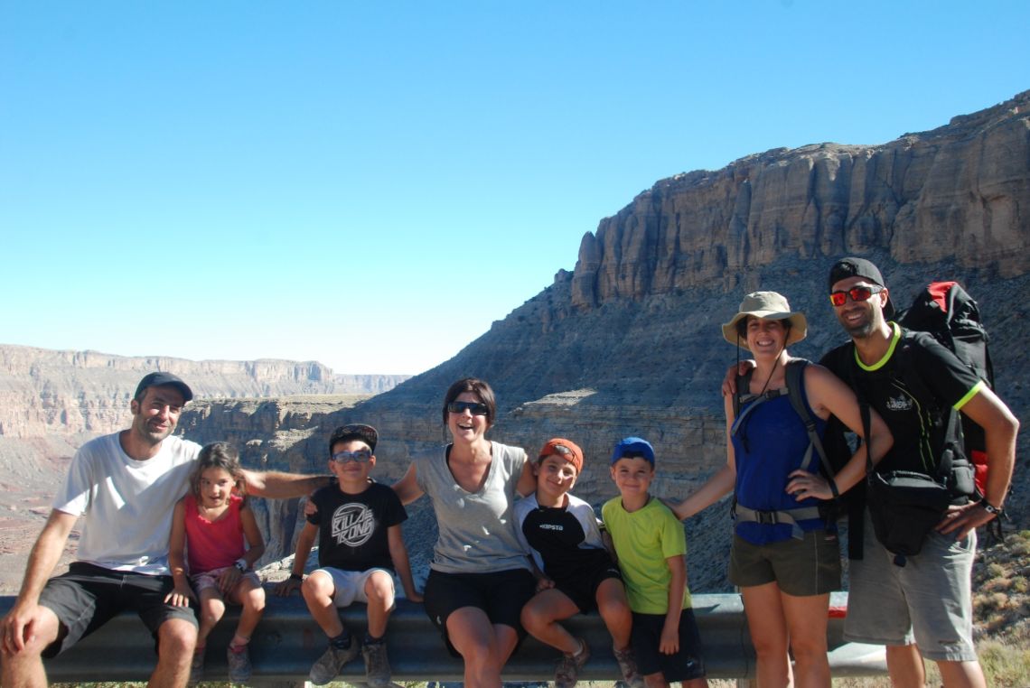 Ruta de salida de Havasuapi - Llegada a Hualapai Hilltop del hike desde Havasupai Campground hasta Hualapai Hilltop.