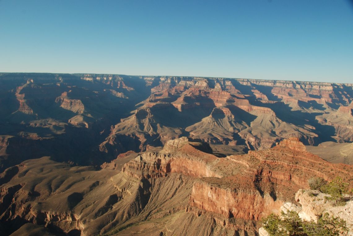 Gran Cañón del Colorado. Espectacular vista desde Mather Point situado en el Grand Canyon National Park.