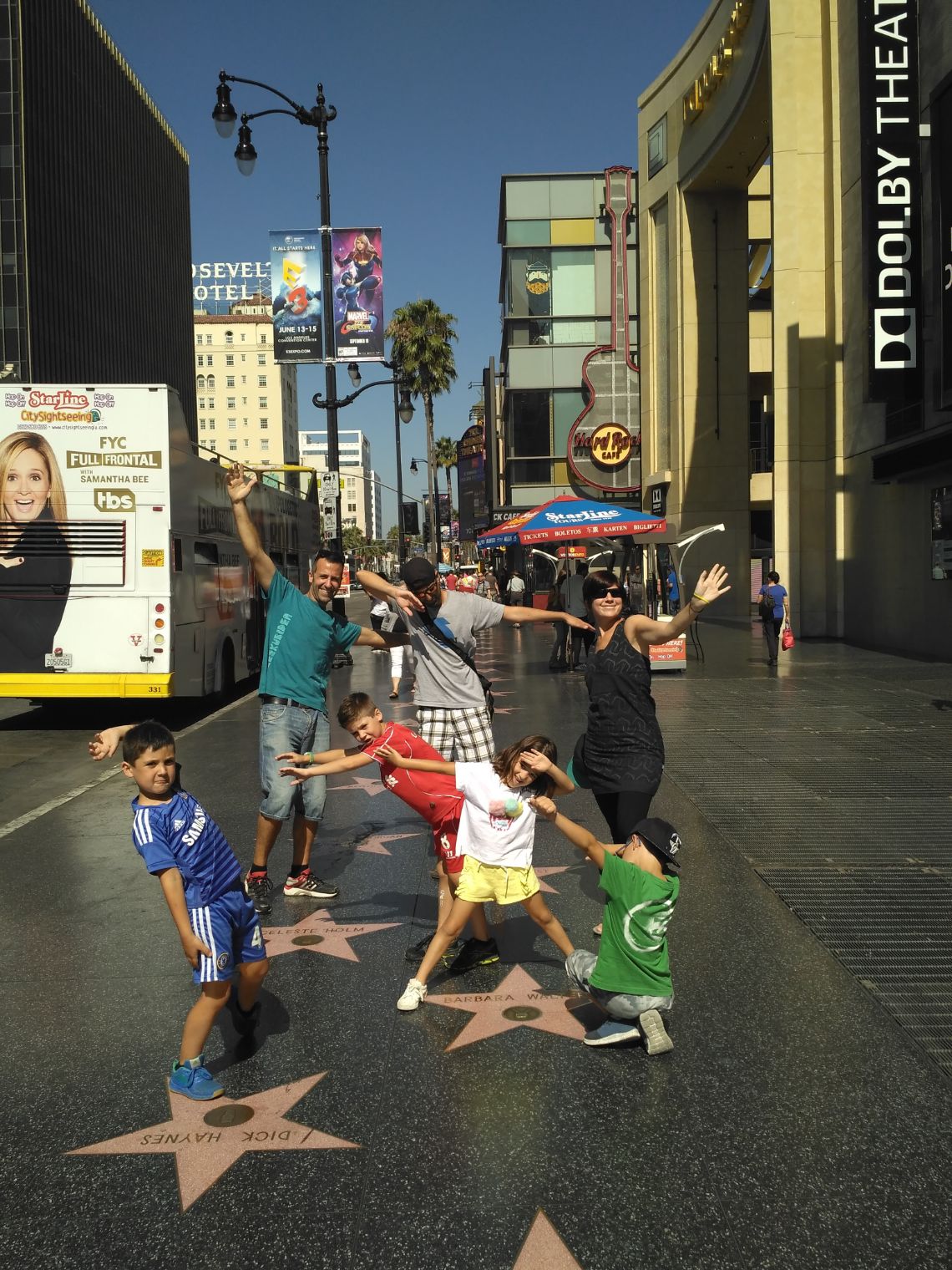 Paseo de la fama en Hollywood Paseo de la fama en Hollywood o Walk of Fame como se dice por estas tierras.